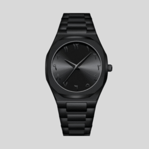 Fingertip.pk Black Aura Arabic Watch