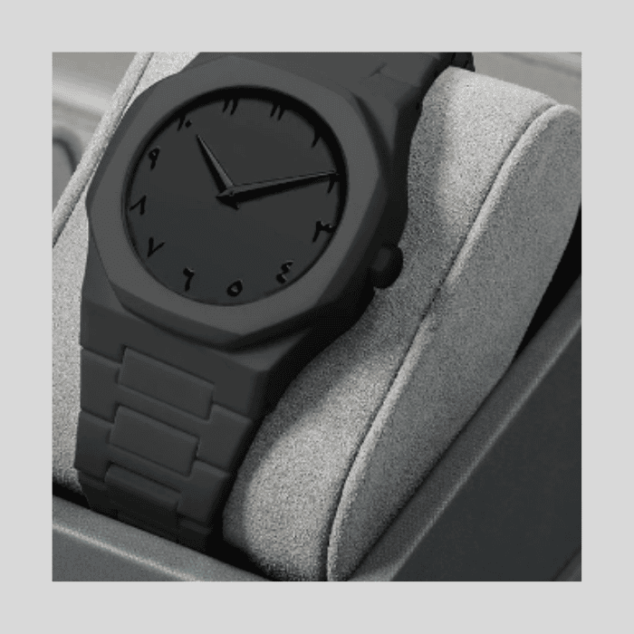 Black Aura Arabic Watch Black Aura Arabic Watch