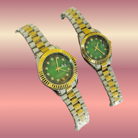 rolex oyster perpetual green couple 2 tone 02 rolex oyster perpetual green couple 2 tone 02