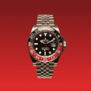 Fingertip.pk rolex gmt master ii coke – black & red bezel luxury watch
